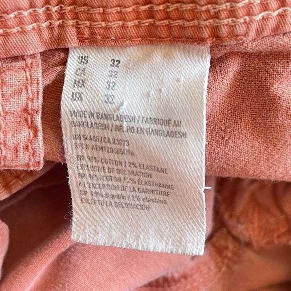 American Eagle Extreme Flex Flat Front Khaki Chino Men’s Slim Shorts Size 32 - Picture 7 of 9